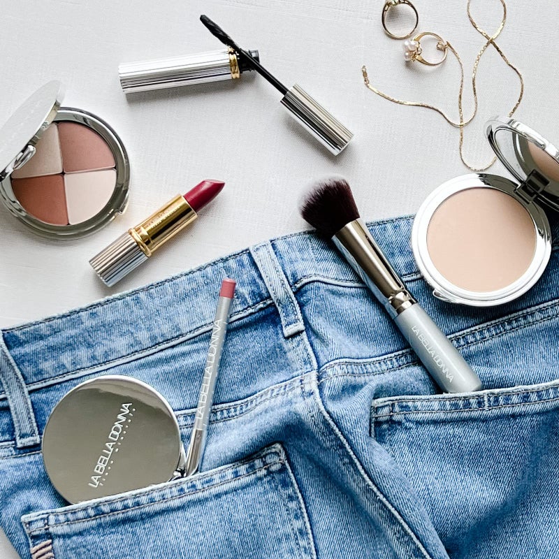 La Bella Donna Compressed Mineral Foundation - Face Powder Makeup Natural Looking Glowing Skin Wrinkle Defying Mattifying Finish Contour Makeup Long Lasting Full Coverage Sun Kissed Tan (Honey) - Image 3