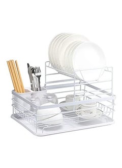 TYCOM Dish Rack - Drying Stand Dish Rack- Dish Rack Kitchen Organizer -Dish Rack With Tableware Cutting Board Rack, Dish Rack Drainer Board Rack, 2-Layer Dish Racks For Home Kitchen (WHITE) - pzsku/ZD0F1E005718DE07A944BZ/45/_/1663408371/c3a24930-1ddf-4c89-90de-6116ce5e705a