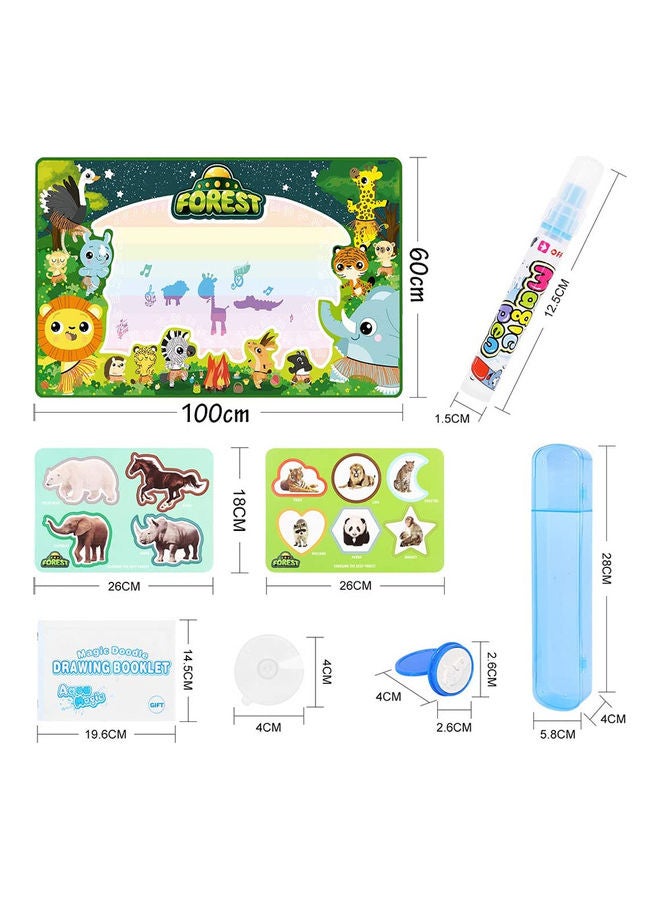 AMERTEER Water Painting Magic Mat With 23 Accessories- Large 40x 24 inch - Image 2