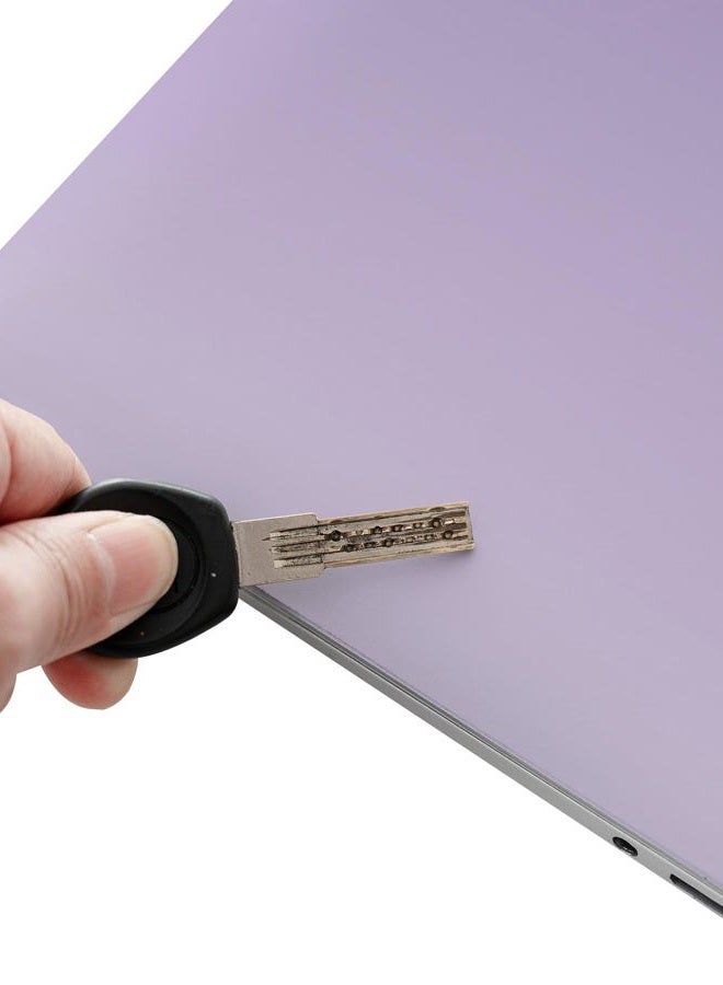 AORTDES Laptop Skin Sticker Decal 15-15.6 Inches, Universal Reusable Vinyl Sticker for 12.1 13 13.3 14 15.4 Inches Netbook/Notebook PC, Waterproof & Scratch-Resistant (Purple - Gradient) - Image 3