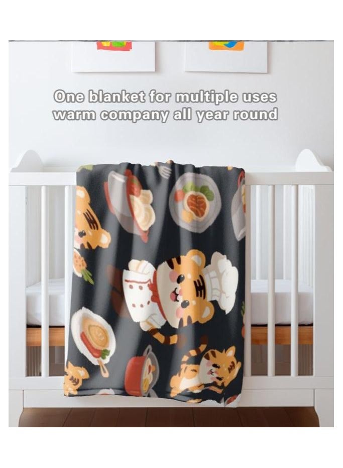 عام بطانية رقيقة من الفانيلا الكرتونية للأطفال أو الطلاب (دافئة ومريحة ومناسبة للنوم والألعاب) 100 سم * 150 سم - 792 - Image 5