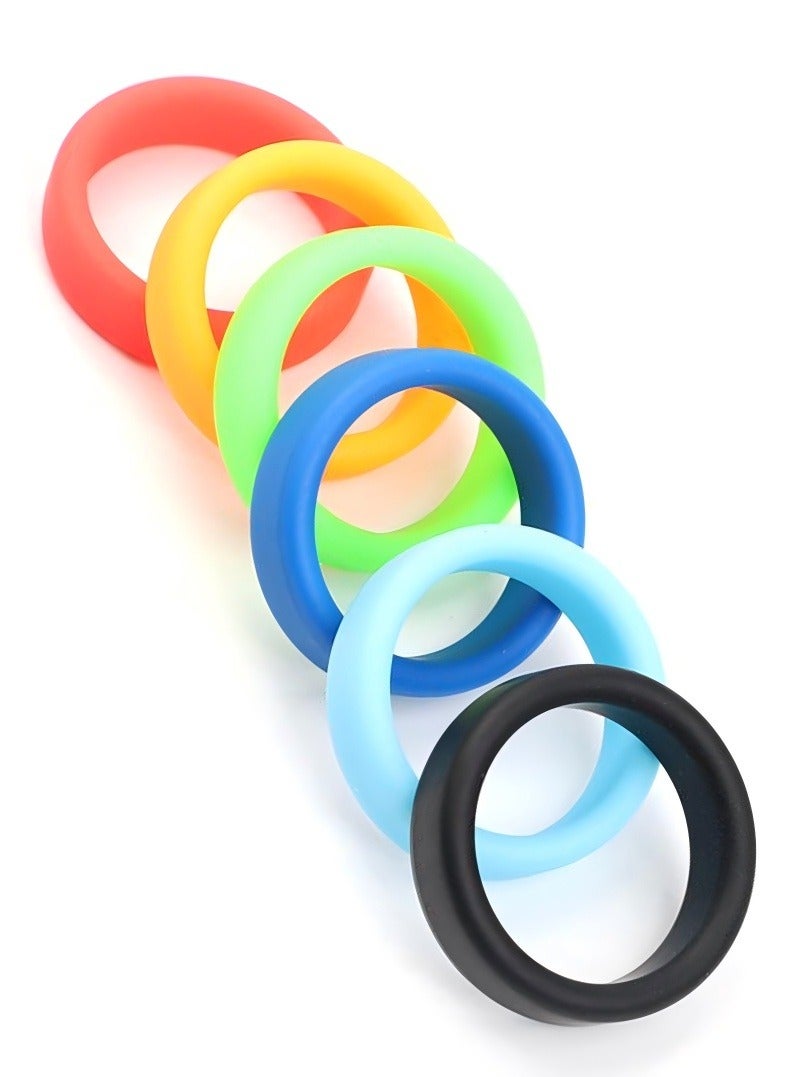 In Air 6 PCS Silicone Ring Men Sports Ring,Sports Accessories  - Image 2