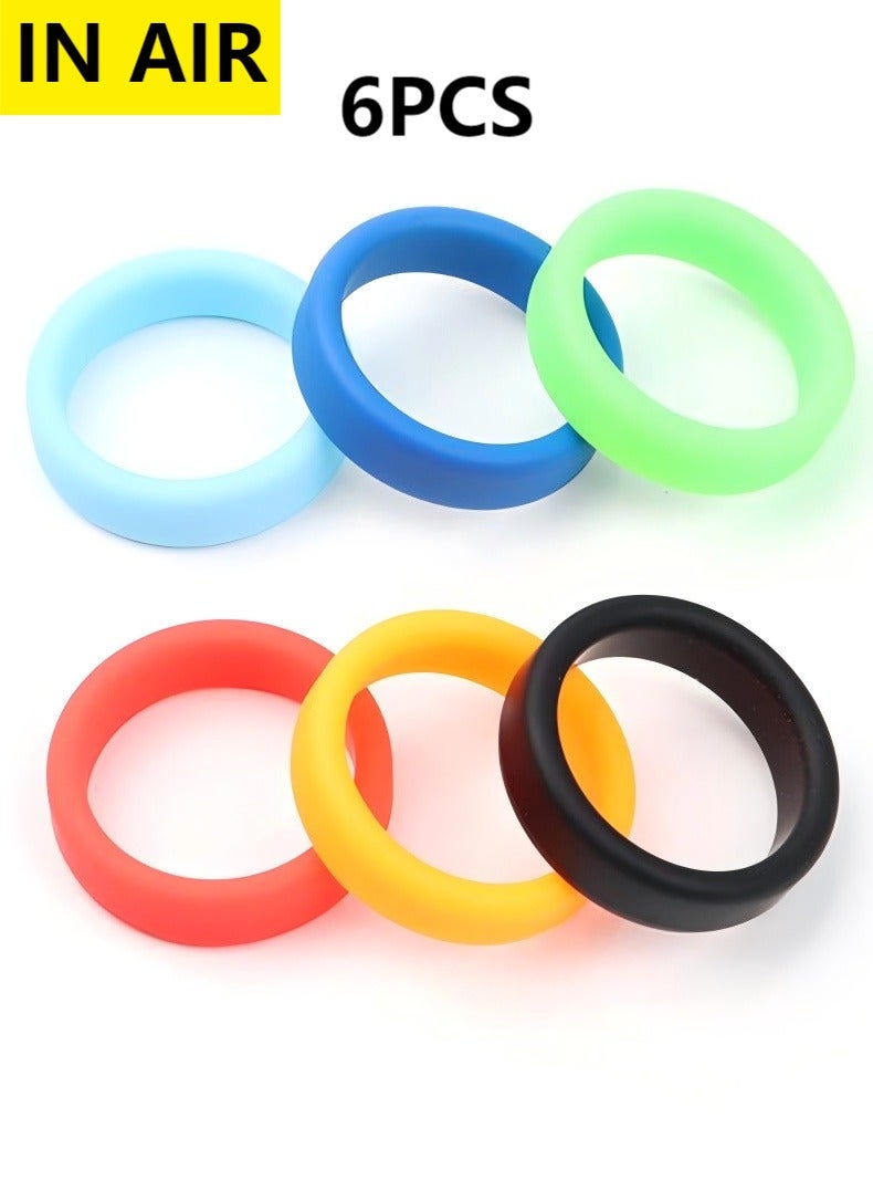 In Air 6 PCS Silicone Ring Men Sports Ring,Sports Accessories  - Image 1