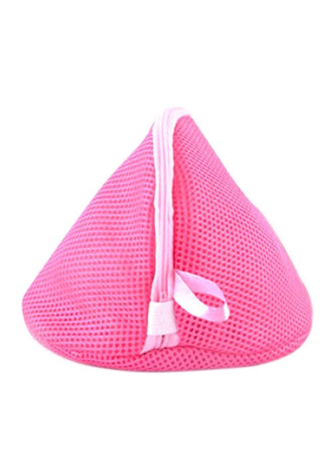 NIBEMINENT Mesh Wash Bag Pink 16.1x15.95x1.35cm