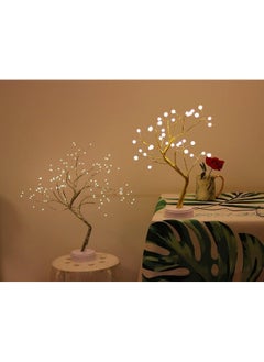 Generic Light Tree Table Top LED Shimmery Tree Light Battery & USB Powered Touch Switch Pre Lit Twig Branch Lights for Holiday Home Decorative Night Light  - Image 5