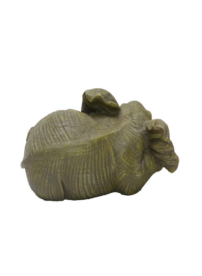 Nature's Mark Elephant Shelf Sitter Resin Statue Figurine Home Decorative Accent Décor - 2.5" H x 6" W - Image 2