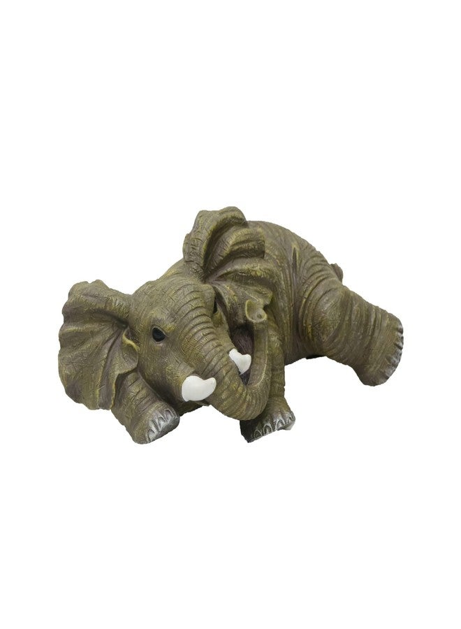 Nature's Mark Elephant Shelf Sitter Resin Statue Figurine Home Decorative Accent Décor - 2.5" H x 6" W - Image 3