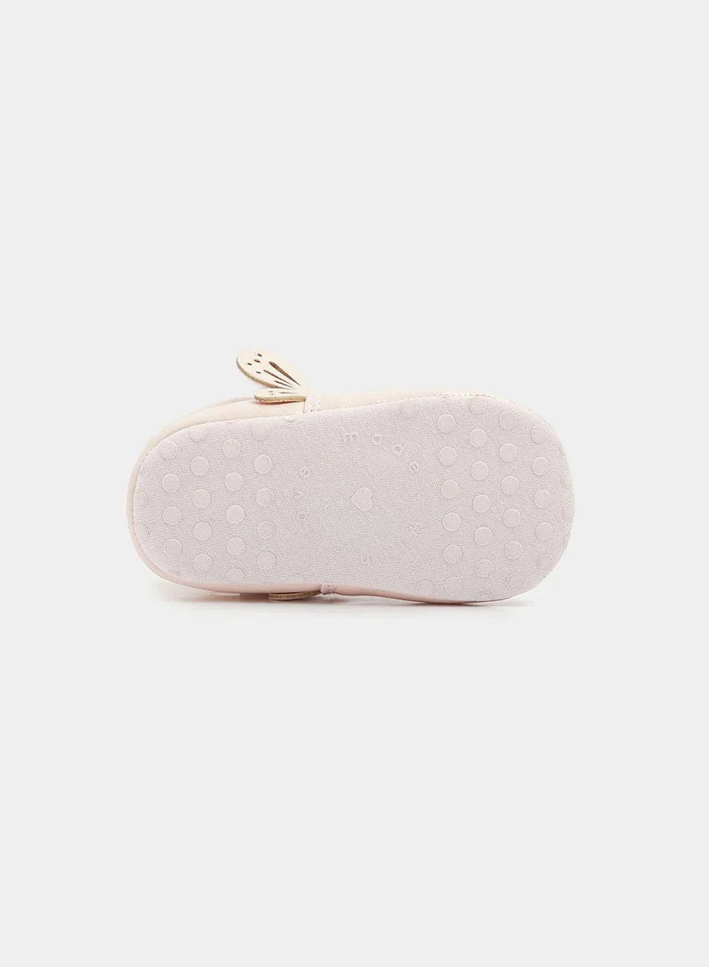 mothercare Butterfly T-Bar Pram Shoes