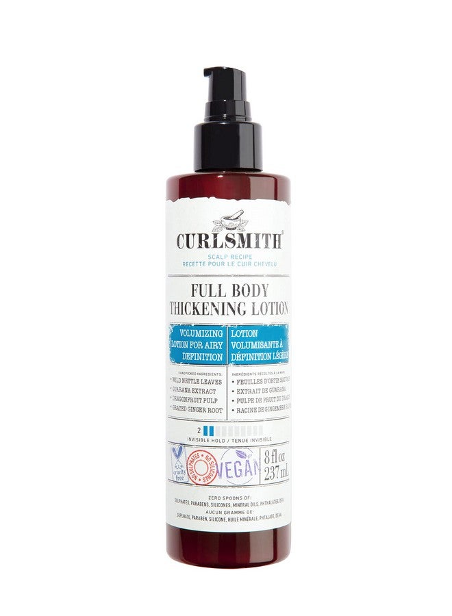 CURLSMITH - Full Body Thickening Lotion - Instant Volume for All Hair and Curl Types, Vegan (237ml/8 fl oz) - Image 1