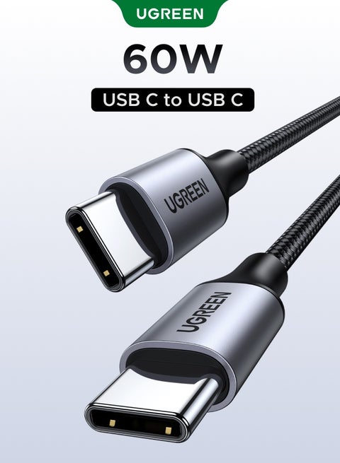 60W PD 3.0 Fast Charging type c cable 1M, Black Braided Aluminum Shell usb c cable, Durable Reliable cable type c, data cable type c 480Mbps for iPhone 18 Pro, iPhone 18 Pro Max, iPhone Duo,iPhone 17/16/15 Plus/Pro/Pro Max, Samsung GalaxyS26/S25/S24 +/FE/Ultra,GalaxyZ Fold/Z Flip 3-6series,iPad Mini/Pro/Air, Google Pixel8/9, Huawei, MacBook Pro/Air and More 1M