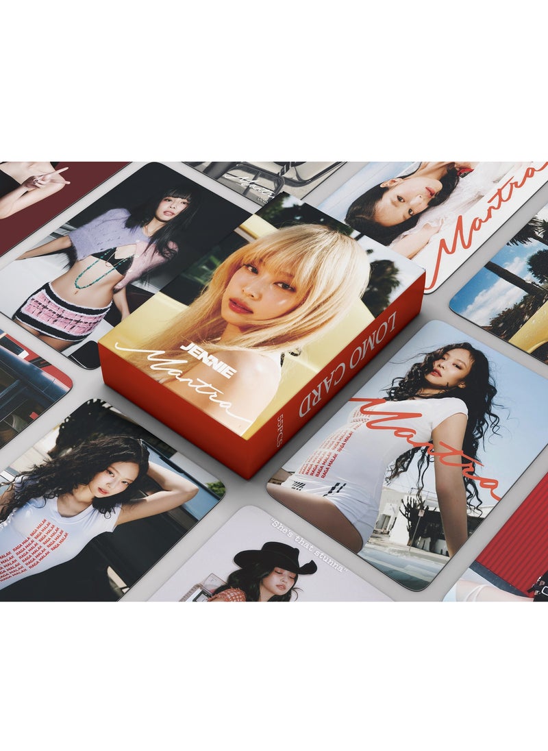 EHOME 55 Piece Blackpink JENNIE New Album Mantra Photo Lomo Card  - Image 1
