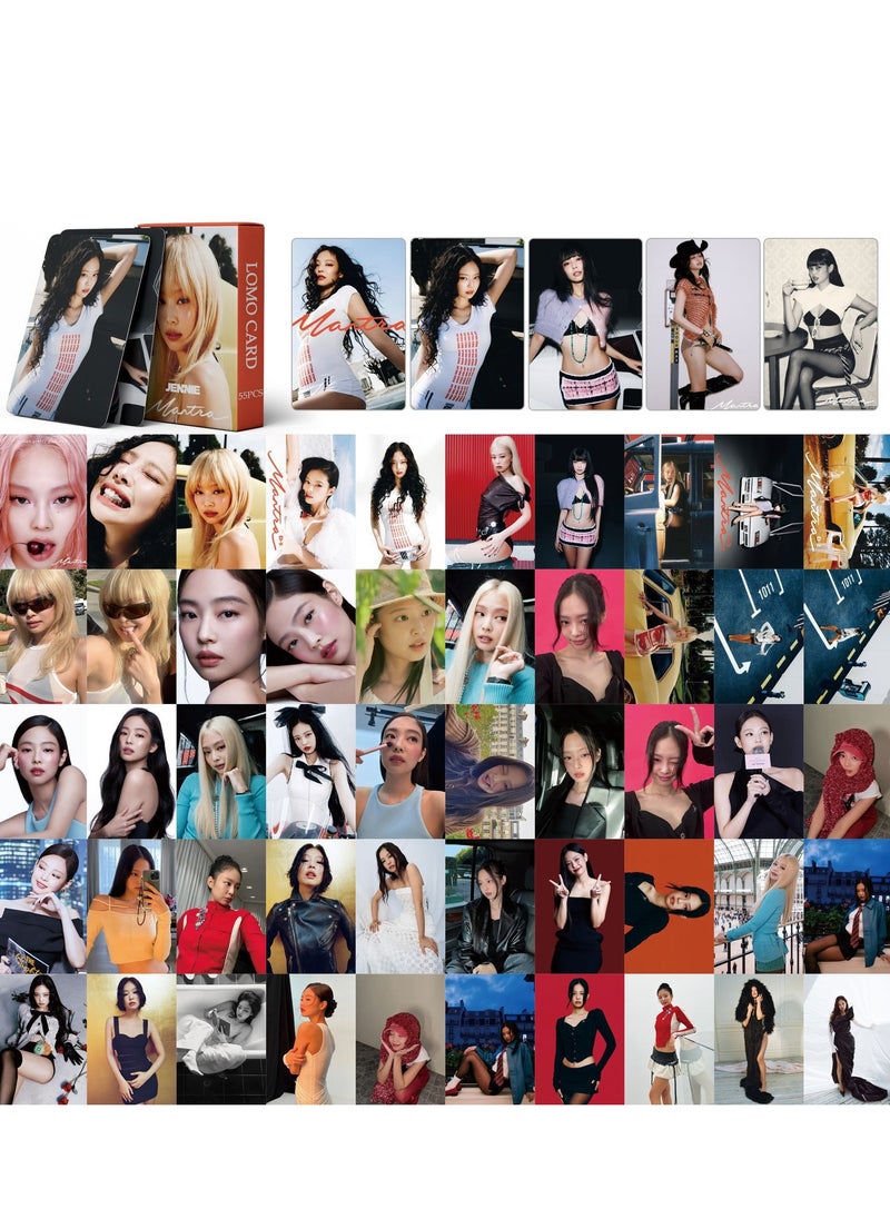 EHOME 55 Piece Blackpink JENNIE New Album Mantra Photo Lomo Card  - Image 2