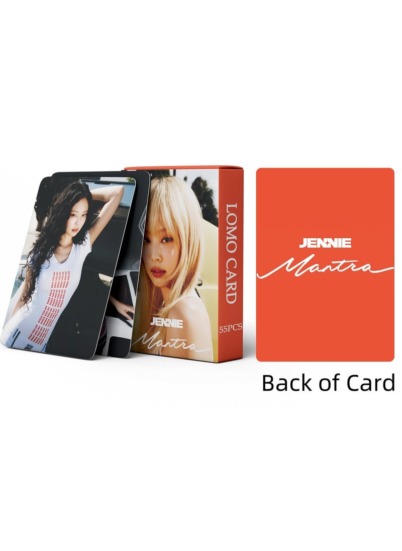 EHOME 55 Piece Blackpink JENNIE New Album Mantra Photo Lomo Card  - Image 4