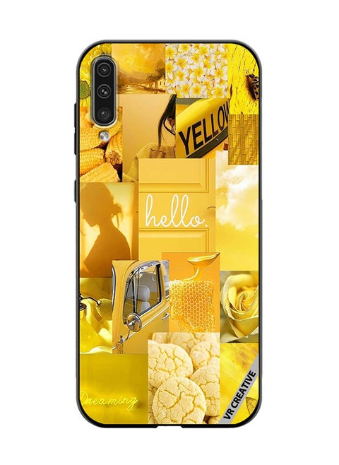 Protective Case Cover For Samsung Galaxy A50/A50s Hello Design Multicolour