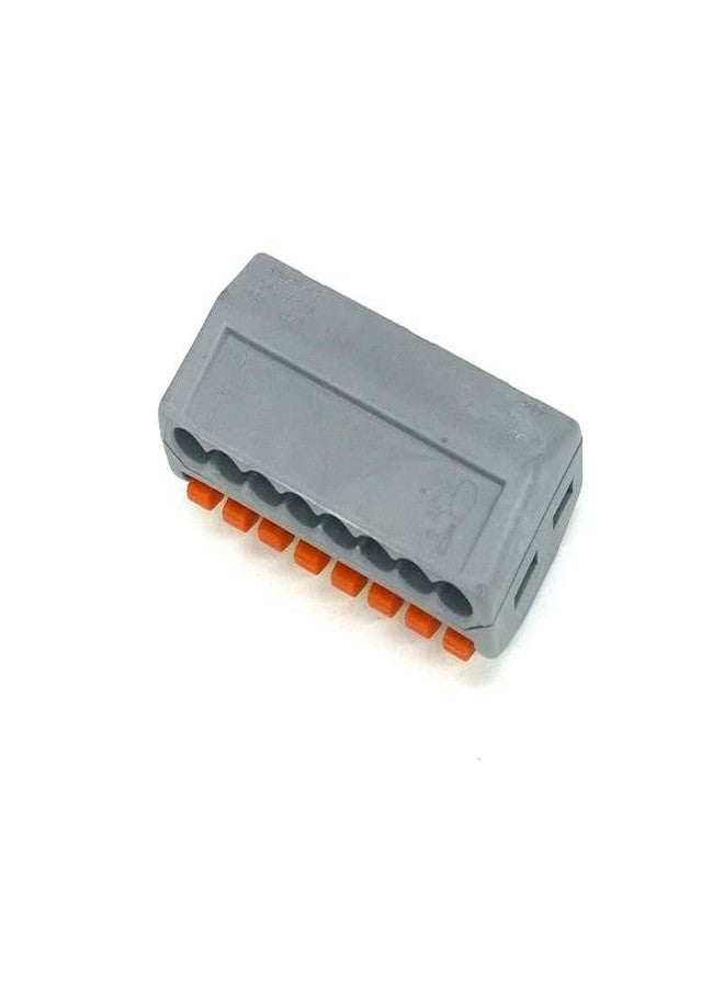 REES52 PCT-218 0.08-2.5mm 8 Pole Wire Connector Terminal Block with Spring Lock Lever for Cable Connection - Pack of 2 - Image 3