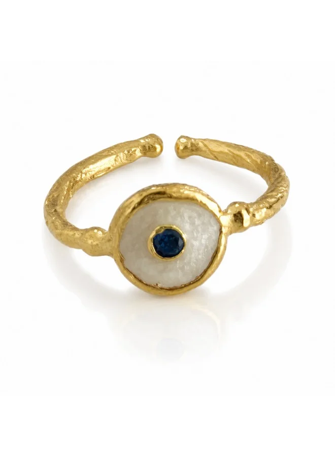 Mamba Art Antique Grace Ring-White