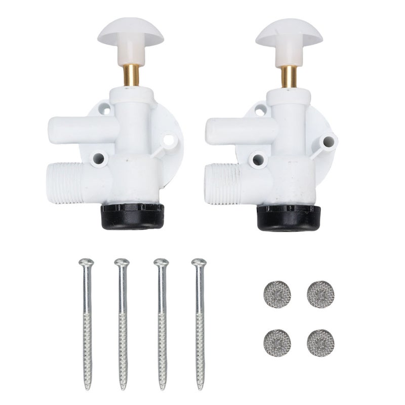 Toilet Water Valve Assembly 385314349 RV Toilet Repair Kit Replacement for Sealand Traveler VacuFlush Pedal Flush Toilet - Image 1