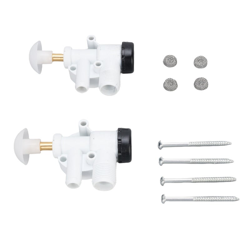 Toilet Water Valve Assembly 385314349 RV Toilet Repair Kit Replacement for Sealand Traveler VacuFlush Pedal Flush Toilet - Image 3