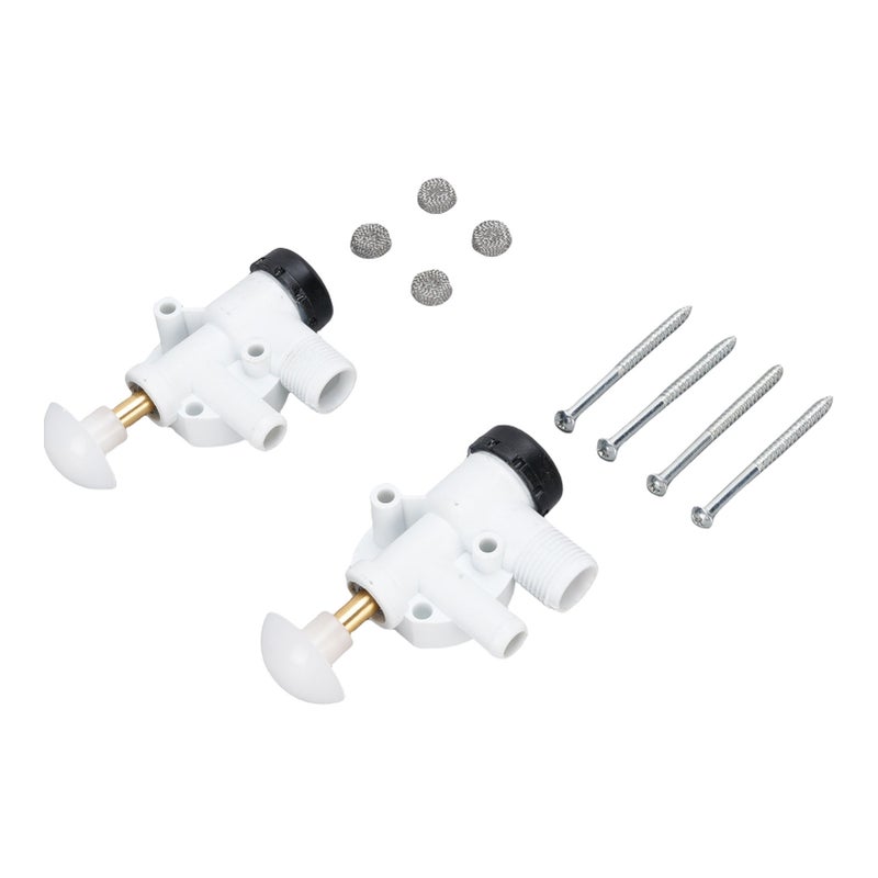 Toilet Water Valve Assembly 385314349 RV Toilet Repair Kit Replacement for Sealand Traveler VacuFlush Pedal Flush Toilet - Image 4