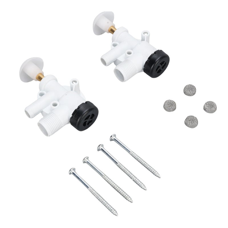 Toilet Water Valve Assembly 385314349 RV Toilet Repair Kit Replacement for Sealand Traveler VacuFlush Pedal Flush Toilet - Image 2