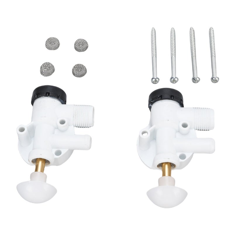 Toilet Water Valve Assembly 385314349 RV Toilet Repair Kit Replacement for Sealand Traveler VacuFlush Pedal Flush Toilet - Image 5