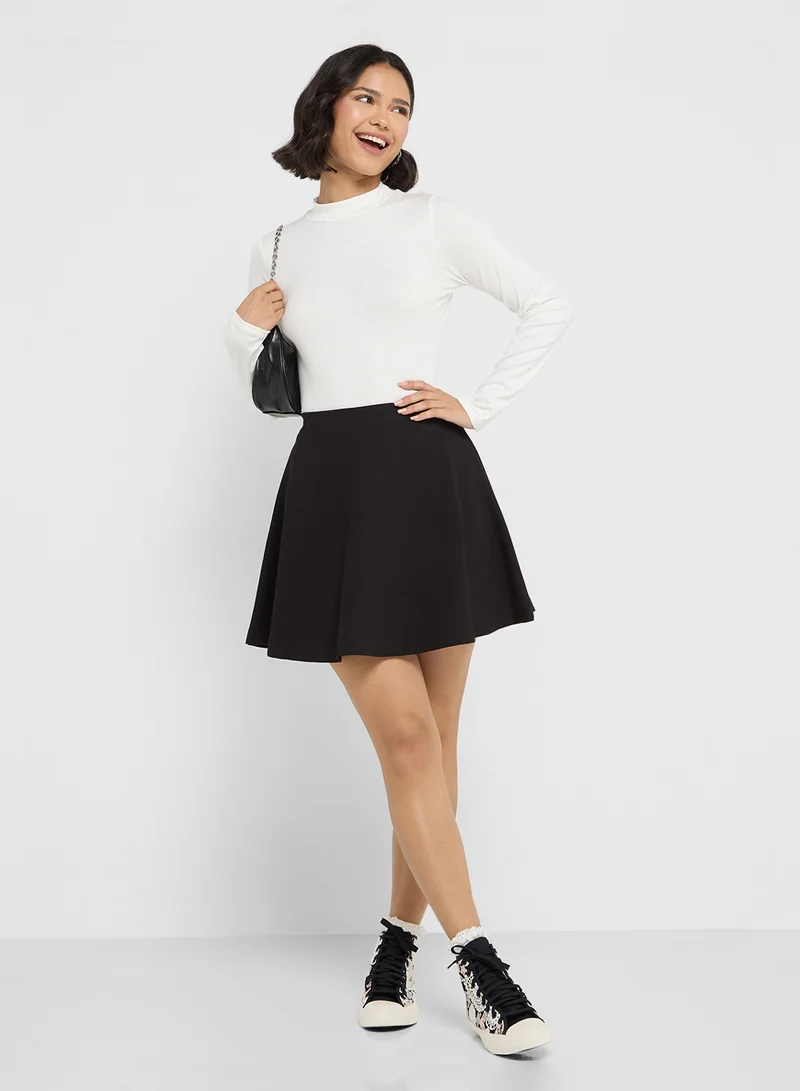 Ginger Basics High Neck Long Sleeves Top
