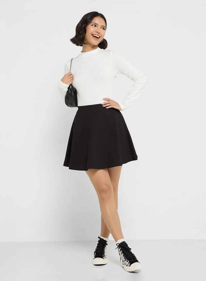 Ginger Basics High Neck Long Sleeves Top