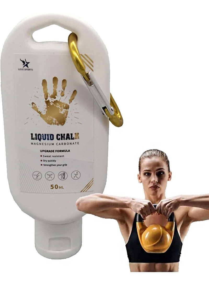 ايكانبو طباشير سائل 50 مل لرفع الأثقال والتسلق والتدريب المتقاطع ورفع الأثقال، طباشير معتمد لتمارين اليد والكالو - Image 1