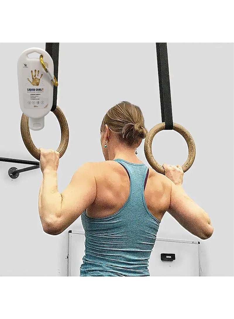 ايكانبو طباشير سائل 50 مل لرفع الأثقال والتسلق والتدريب المتقاطع ورفع الأثقال، طباشير معتمد لتمارين اليد والكالو - Image 4