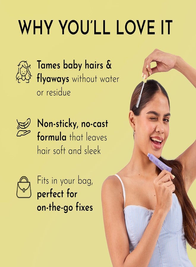 Fix My Curls Frizz Finishing Wand Pumpkin Seed & Macadamia Oil Enriched, Wax-Free Styling Stick for Instant Flyaway Control & Smooth, Non-Sticky Finish, No Water Needed (15ml) - Image 5