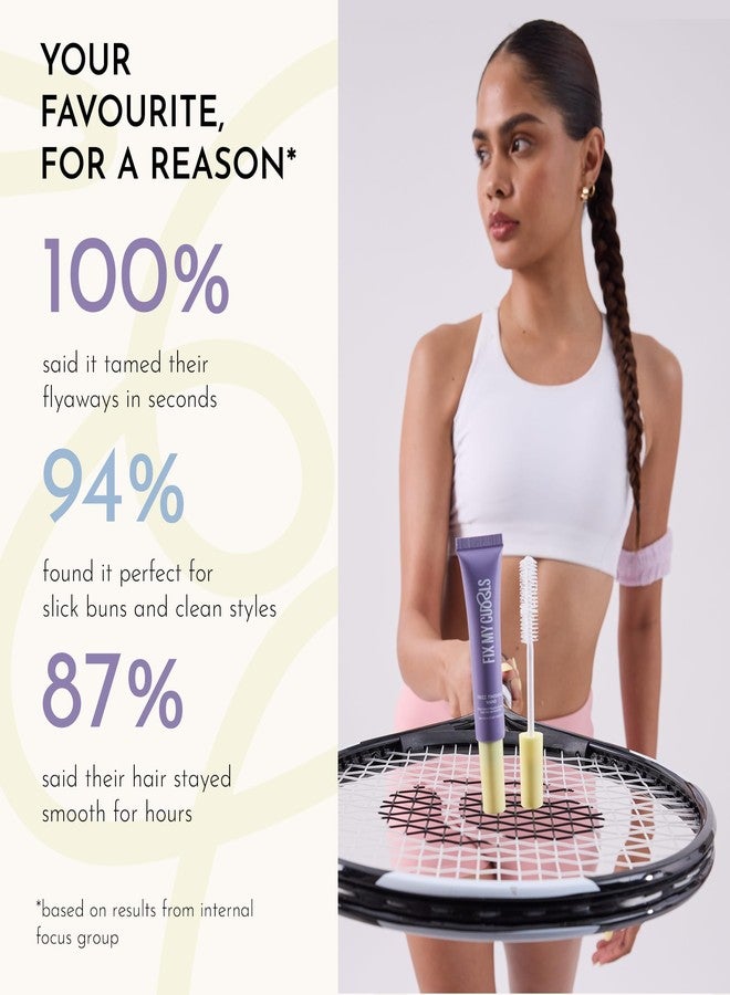 Fix My Curls Frizz Finishing Wand Pumpkin Seed & Macadamia Oil Enriched, Wax-Free Styling Stick for Instant Flyaway Control & Smooth, Non-Sticky Finish, No Water Needed (15ml) - Image 4