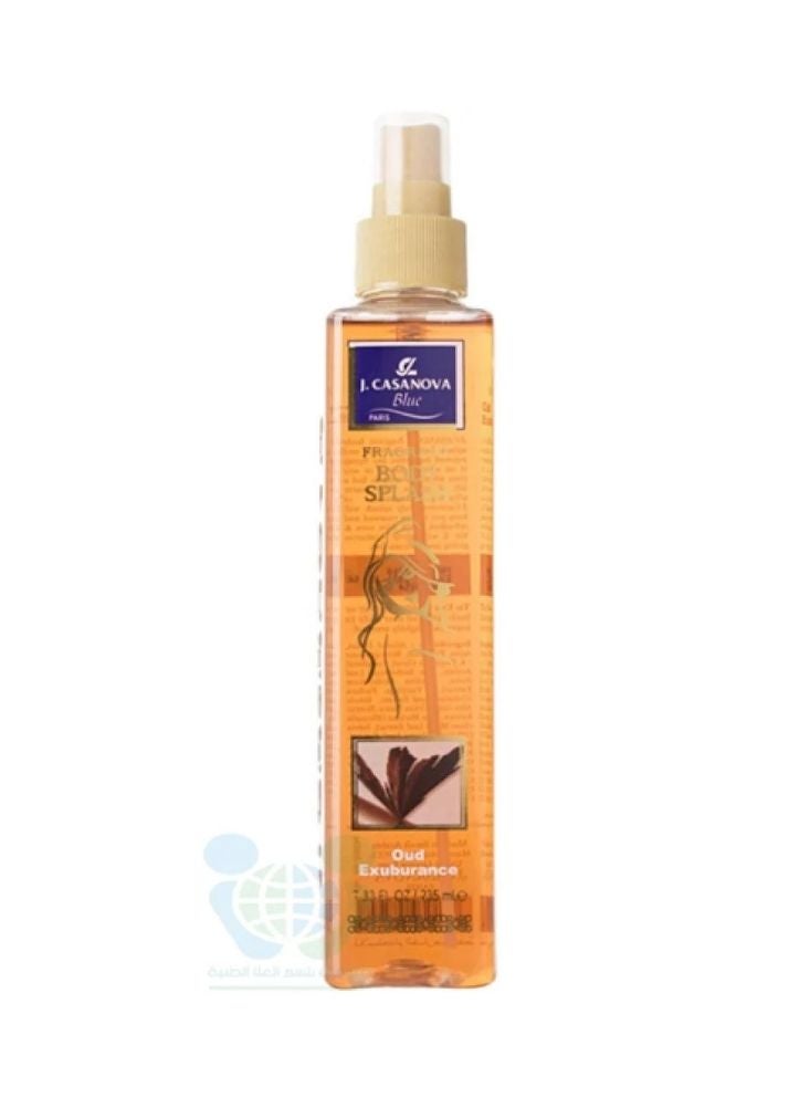 معطر الجسم جيه كازانوفا بلو عود إكسبريانس – رائحة خشبية شرقية (٢٣٥ مليلتر)