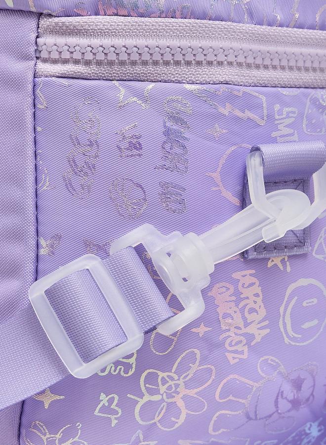 Little Missy Quilted School Lunch Bag For Girls 13 Years+ With Detachable Strap - 15x18x18 CM - Image 5
