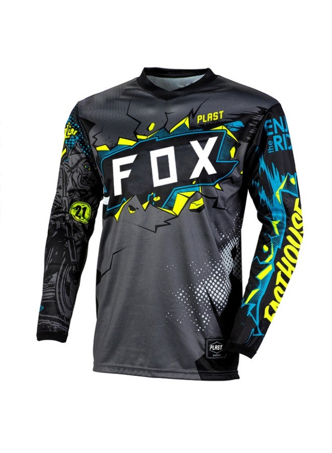 Fox Men's Outdoor Cycling Suit Off-road Road Mountain Bike Cycling Suit - Image 1