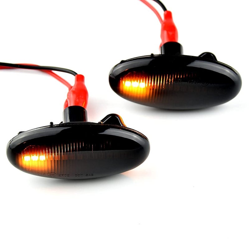 1 Pair Front Fender Marker Lights Dynamic LED Side Marker for Mazda 2 3 5 6 BT-50 MPV Sequential Blinking - Image 4