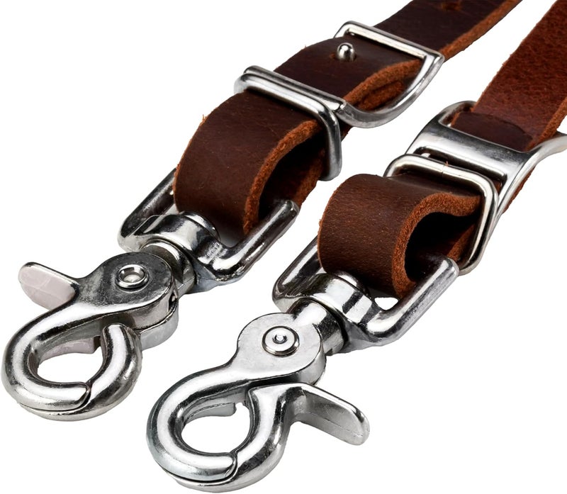 Council Tool Leather Shoulder Sling - Wood Craft Carrying Strap for Camp Carver and Pack Axe with Adjustable Design & Lobster Claw Clasps, Made in The USA - AM-SLING02 - Image 2