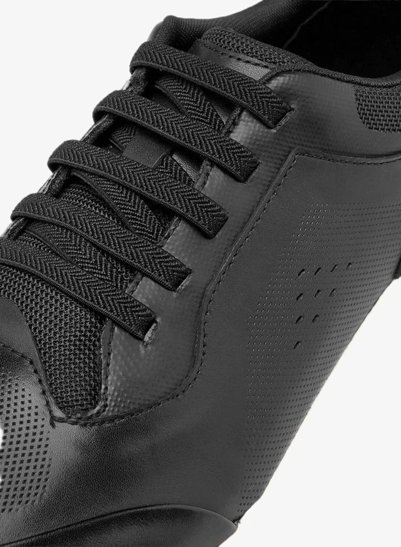 DUCHINI BLACK Men Perforated Leather Sneakers for Men | Best Price UAE