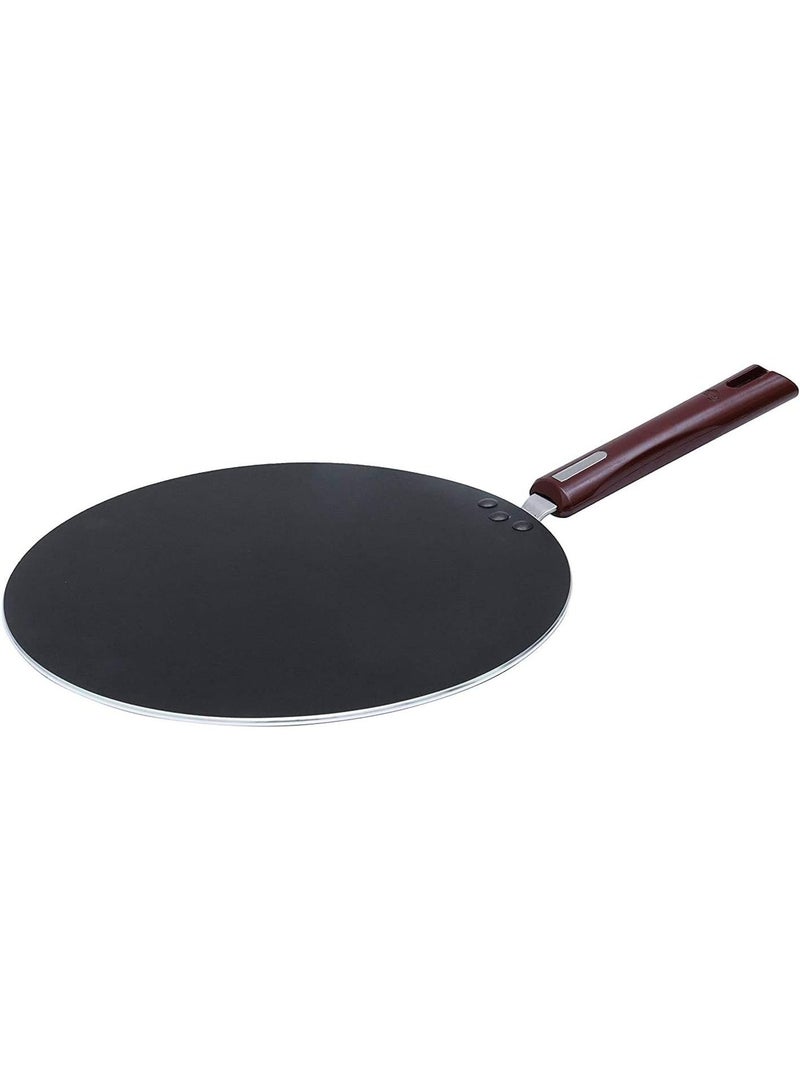 Nirlep by Bajaj Electricals Selec+ Non Stick Flat Tawa, 4 mm (Maroon) - Image 1