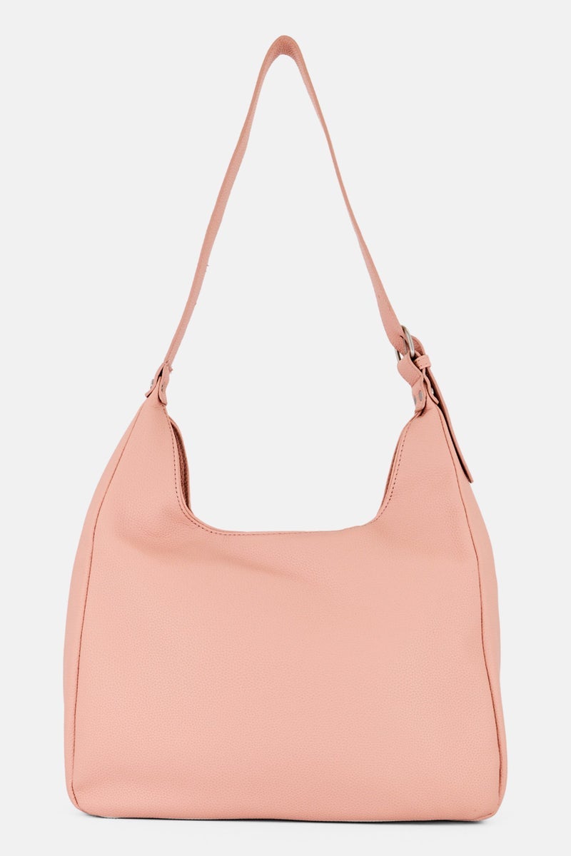 French Connection Women Brand Logo Shoulder Bag Peach - Image 2