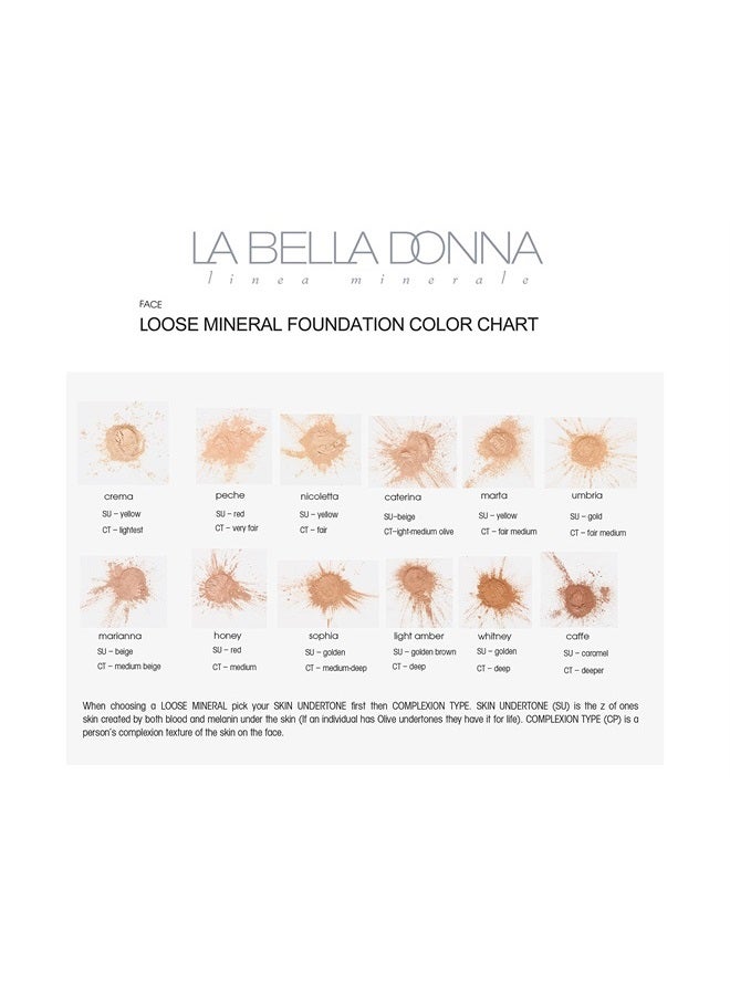 La Bella Donna Loose Mineral Foundation SPF 50 | 10g - Umbria - Image 4