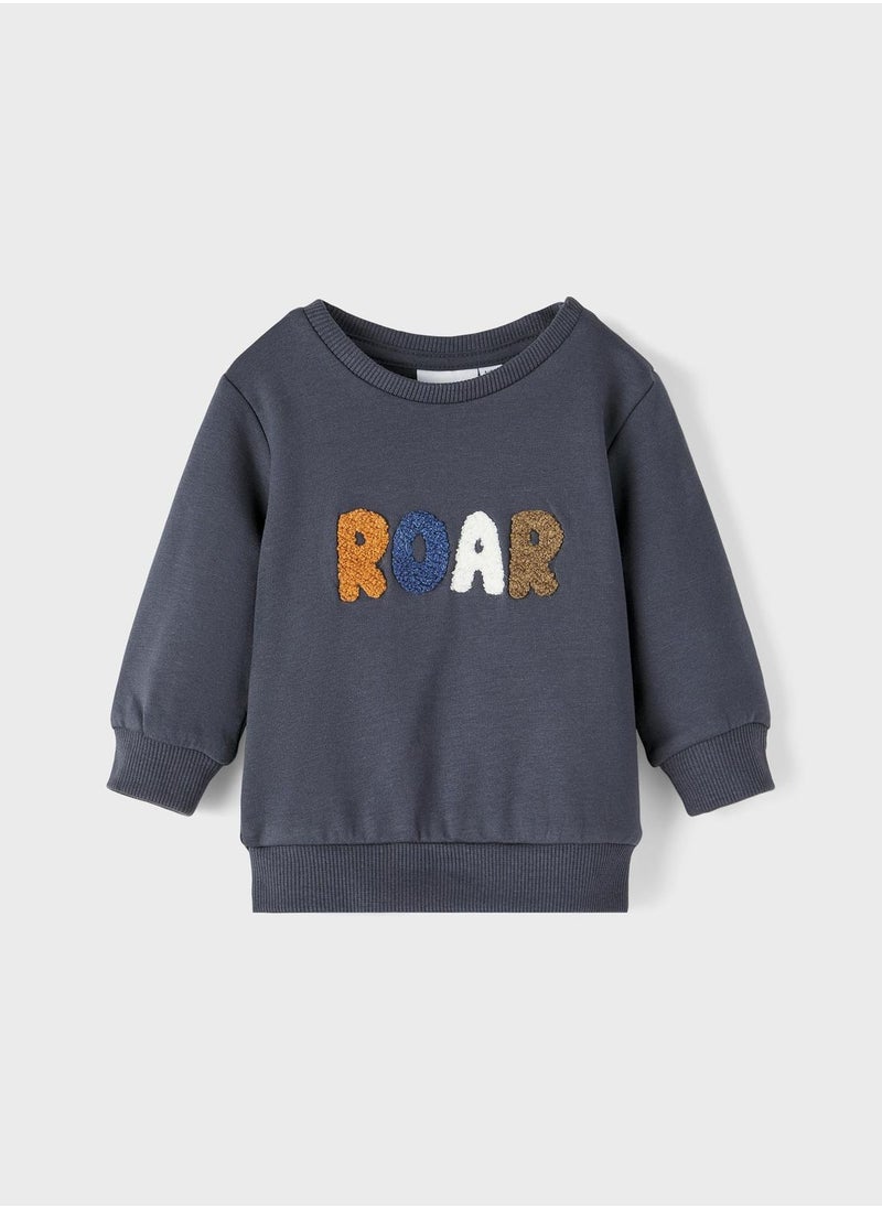 NAME IT - Kids Text Print Sweatshirt - Image 1