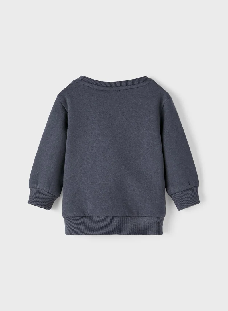 NAME IT Kids Text Print Sweatshirt
