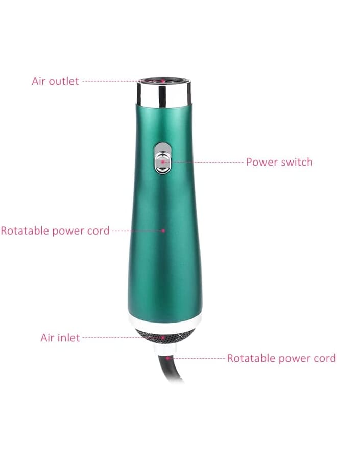 PROMASS Electric Hair Dryer 3 In1 Hair Styling Tools Curler/Straightener Straight Hair Comb Dry Hair Fast .(Green) - Image 2