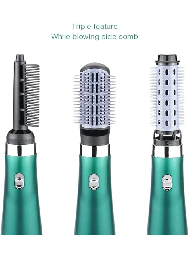 PROMASS Electric Hair Dryer 3 In1 Hair Styling Tools Curler/Straightener Straight Hair Comb Dry Hair Fast .(Green) - Image 4