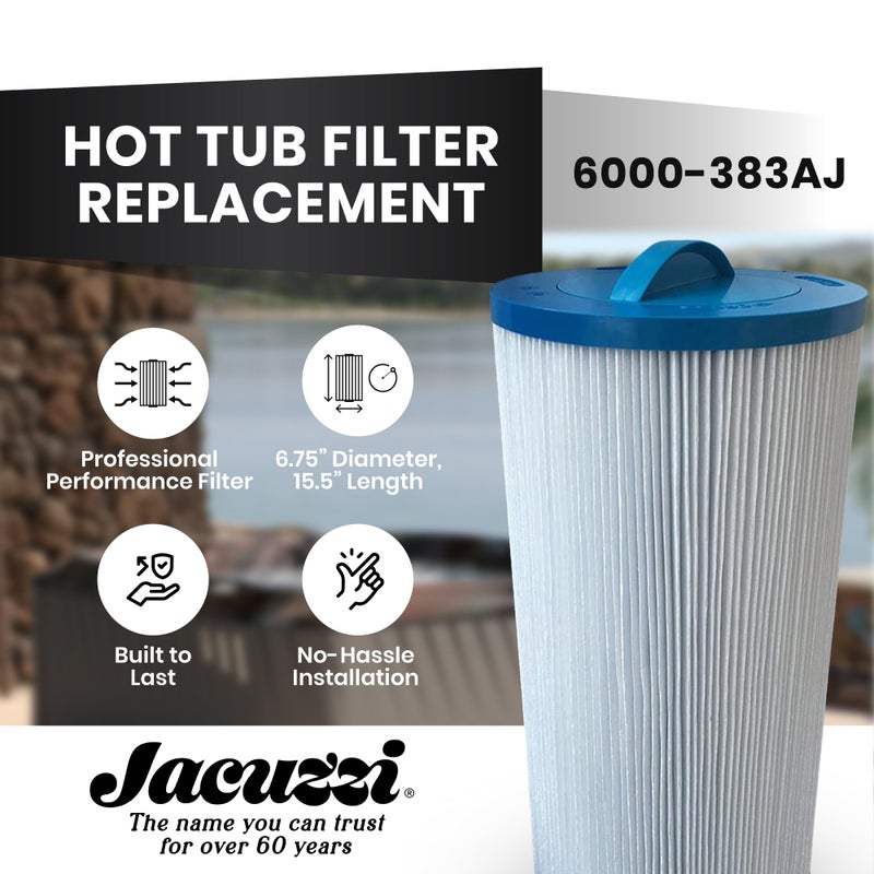 Jacuzzi Proclear 6000-383 Filter, 60 Sq Ft, J-300 Series (2002+) - Pure Filtration for Crystal-Clear Water, Hot Tubs Replacement Part, Easy Installation, Refreshing Spa Experience - 1 Pack - Image 2