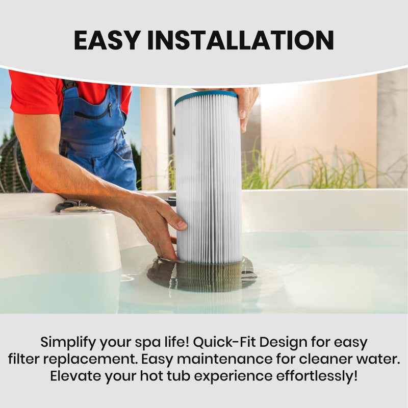 Jacuzzi Proclear 6000-383 Filter, 60 Sq Ft, J-300 Series (2002+) - Pure Filtration for Crystal-Clear Water, Hot Tubs Replacement Part, Easy Installation, Refreshing Spa Experience - 1 Pack - Image 4