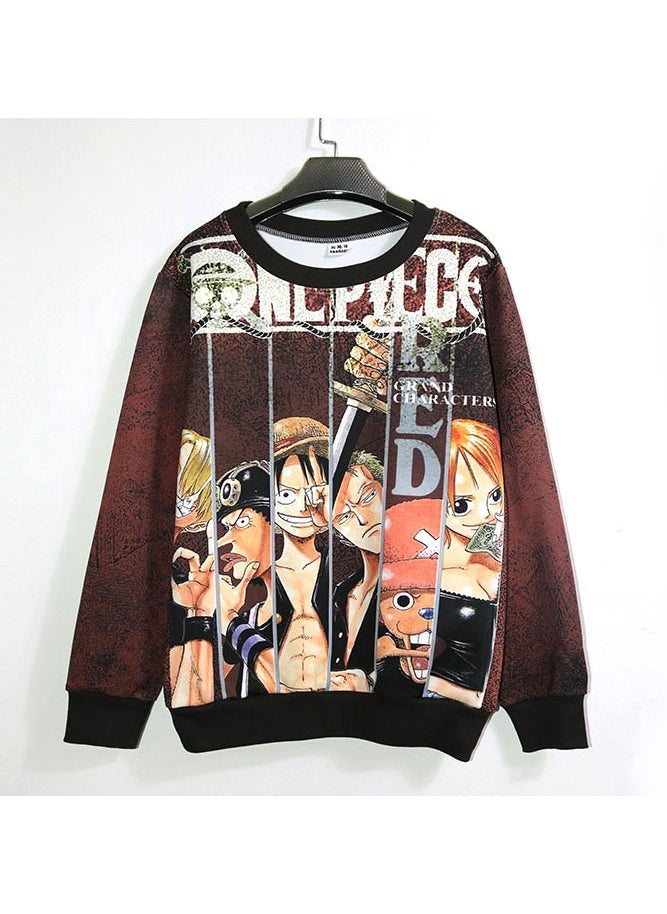 KUYING New One Piece Fashion Casual Round Neck Hoodie  - Image 1