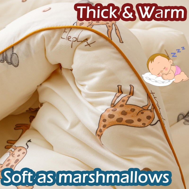 MorroMorn Super Soft Comforters Queen Size Bed Set, 3 PCS Bedding Sets - Thick Fluffy Comforter with 2 Pillowcases for Girls Boys Kids, Lightweight Blanket Warm Cozy for Fall Winter (Whale Dream) - Image 3