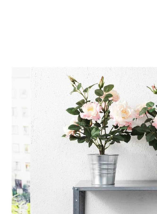 آيكيا فراكتا نبات صناعي في آنية, داخلي/خارجي/ورد زهري, - Image 2