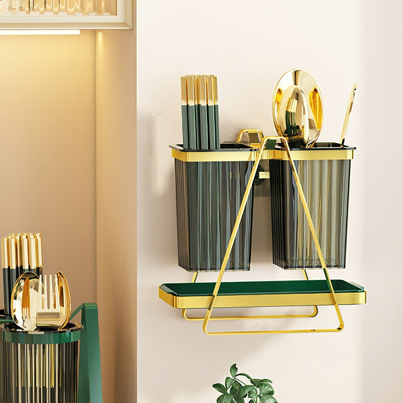Kitchen Tool Organizer, Countertop Utensil Holder with Removable Tray, Space-saving Design - Image 5